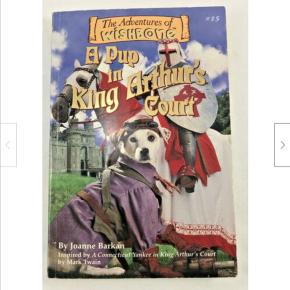 A Pup in King Arthur's Court*Adventures of Wishbone Book*Joanne Barkan, Age 10+ - Picture 1 of 9
